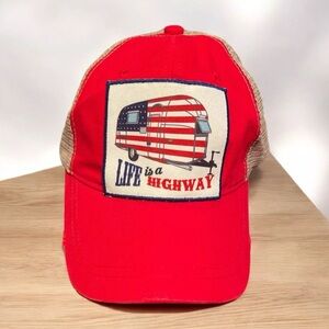 Distressed Life is a Highway Cap Hat Southern Junkie Adjustable Mesh back